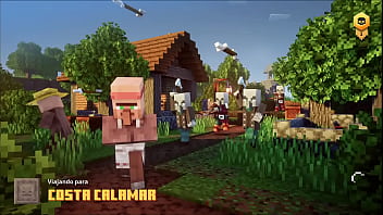 Aldeão safado minecraft dungeons #1