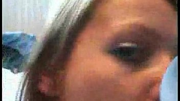 Perfect tits blonde gets facial live at