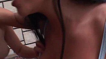 Intense lesbian orgy with three