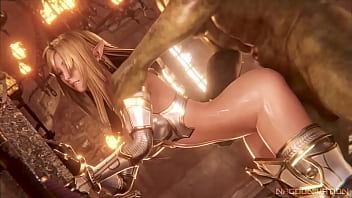 Warcraft orc and elven fuck