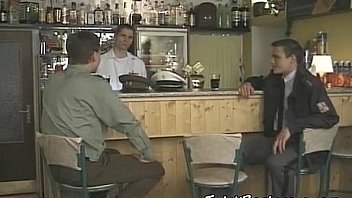 Hot Guys In Uniform In A Threesome Fuck thumbnail