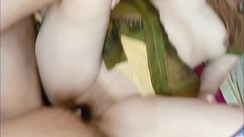 My step sister sat on my penis and jumped up and down vigorously and released water from her pussy