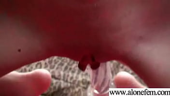 Solo cute amateur teen girl play with sex toys clip18