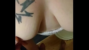 Wife got a shower and i was getting hard