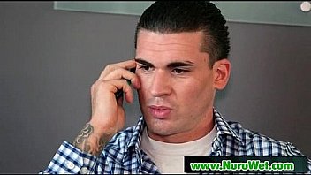 Nuru massage with asian sexy big tit babe 15