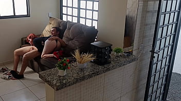 Suspicious husband installs cameras in his house and catches his hot wife having sex with his friend