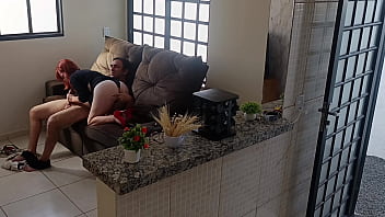 Suspicious husband installs cameras in his house and catches his hot wife having sex with his friend