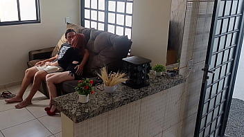 Suspicious husband installs cameras in his house and catches his hot wife having sex with his friend