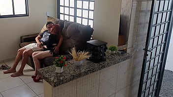 Suspicious husband installs cameras in his house and catches his hot wife having sex with his friend