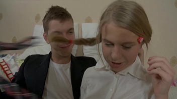 Pink pussy and cute face for slutty marina