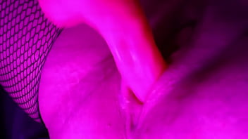Squirting on my pink dildo