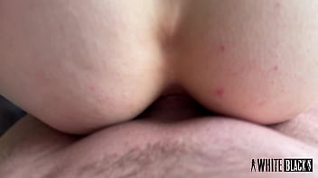 My neighbor's new wife gets her tight ass and stretches herself with a thick cock