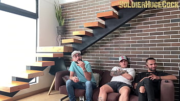 He invites me to watch the game but i end up fucking his gf