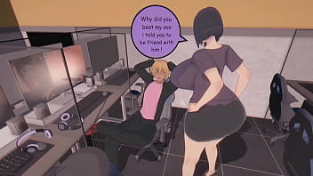 Hinata is getting pounded at gamer cafe