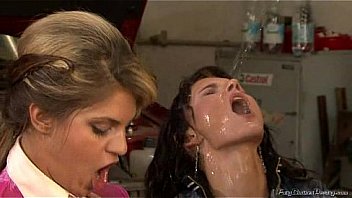 Threesome In The Car Garage thumbnail