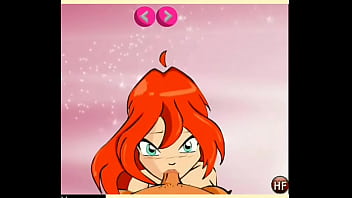 Winx club bloom sucks and gets fucked pov