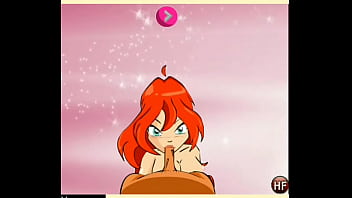 Winx club bloom sucks and gets fucked pov