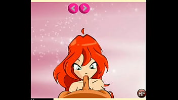 Winx club bloom sucks and gets fucked pov