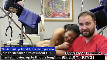 Patient raya nguyen sucks dick and gets fucked by doctor