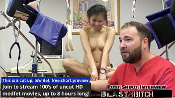 Patient raya nguyen sucks dick and gets fucked by doctor