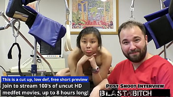 Patient raya nguyen sucks dick and gets fucked by doctor