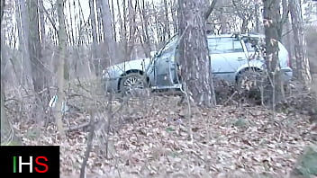 Sublime anal in the woods in the car slut fucked very well in the anus