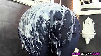 Busty Glam Euro Bukkaked thumbnail