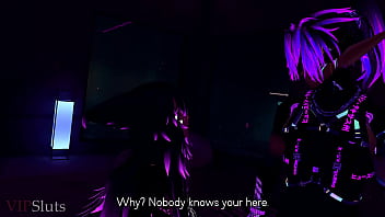 Vipsluts cyberpunk psycho baddie rides and sucks stud