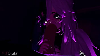 Vipsluts cyberpunk psycho baddie rides and sucks stud