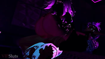 Vipsluts cyberpunk psycho baddie rides and sucks stud