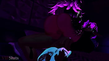 Vipsluts cyberpunk psycho baddie rides and sucks stud