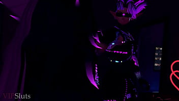 Vipsluts cyberpunk psycho baddie rides and sucks stud