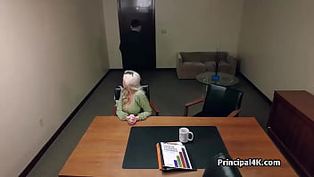 Big tit bella bends over for head teachers dick