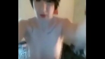 Short haired girl toying pussy 1