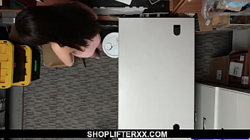 Sex teen shoplifter gets fucked hard