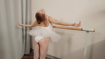 Slender ballerina nicole murkovski surrendered to a dance coach in the gym