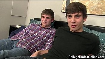 Amazing Gay Scene They Both Lie Down On The Sofa Next Swapping Some thumbnail