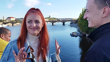 Katy rose vr video redhead first double pussy penetration dpp threesome