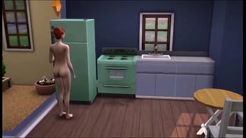 Redhead makes friends with a brunette