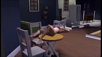 Redhead makes friends with a brunette