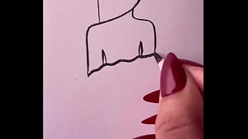 Pencil drawing girl back side video for beginners