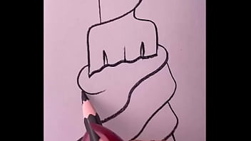 Pencil drawing girl back side video for beginners