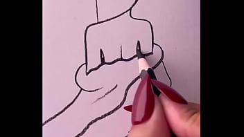 Pencil drawing girl back side video for beginners