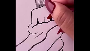 Pencil drawing girl back side video for beginners