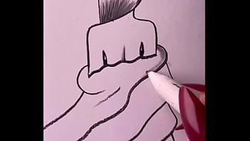 Pencil drawing girl back side video for beginners