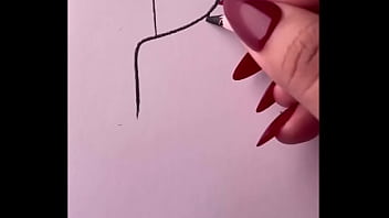 Pencil drawing girl back side video for beginners