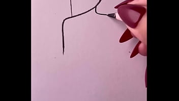 Pencil drawing girl back side video for beginners