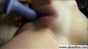 In front of cam sexy girl put in her pussy all kind of stuffs clip 21