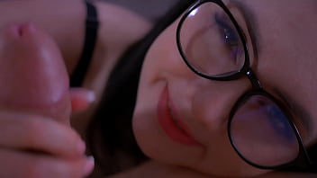 Lecherous girl sucks dick her male's and gets facial