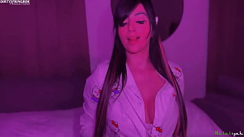 My silky hello kitty pyjamas that my parents bought me for christmas have been making me feel so horny that i can't fall a